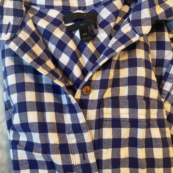 NWOT J.Crew Button Down Flannel Shirt - Picture 2 of 4